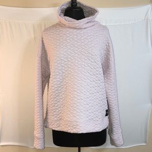 Calvin Klein Performance Quilted Funnel Cowl Neck